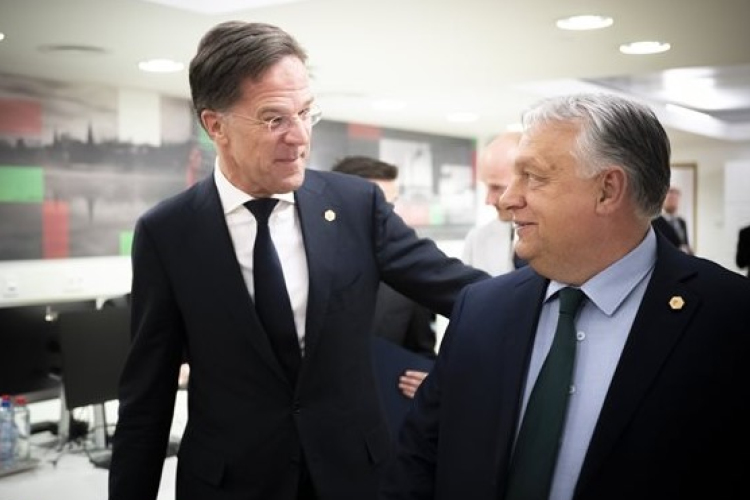 Orbán Viktor Mark Ruttével tárgyalt